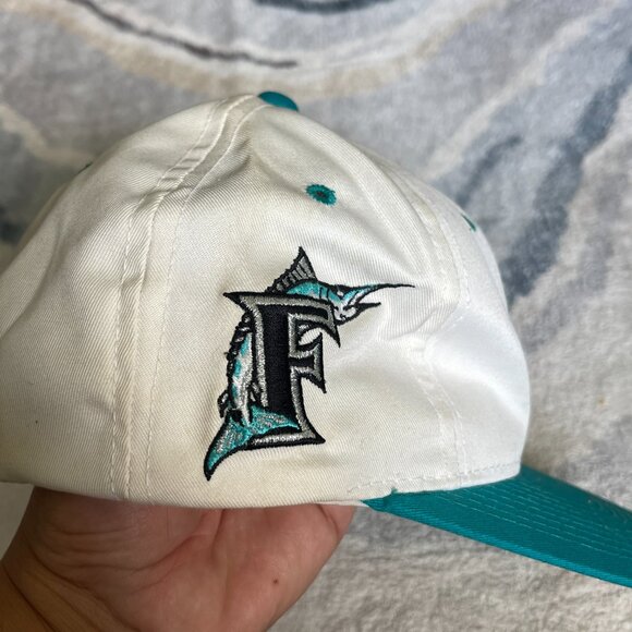 Vintage Florida Marlins Hat Cap Adult Inaugural 1993 Snapback Sport Collectibles - Picture 6 of 8